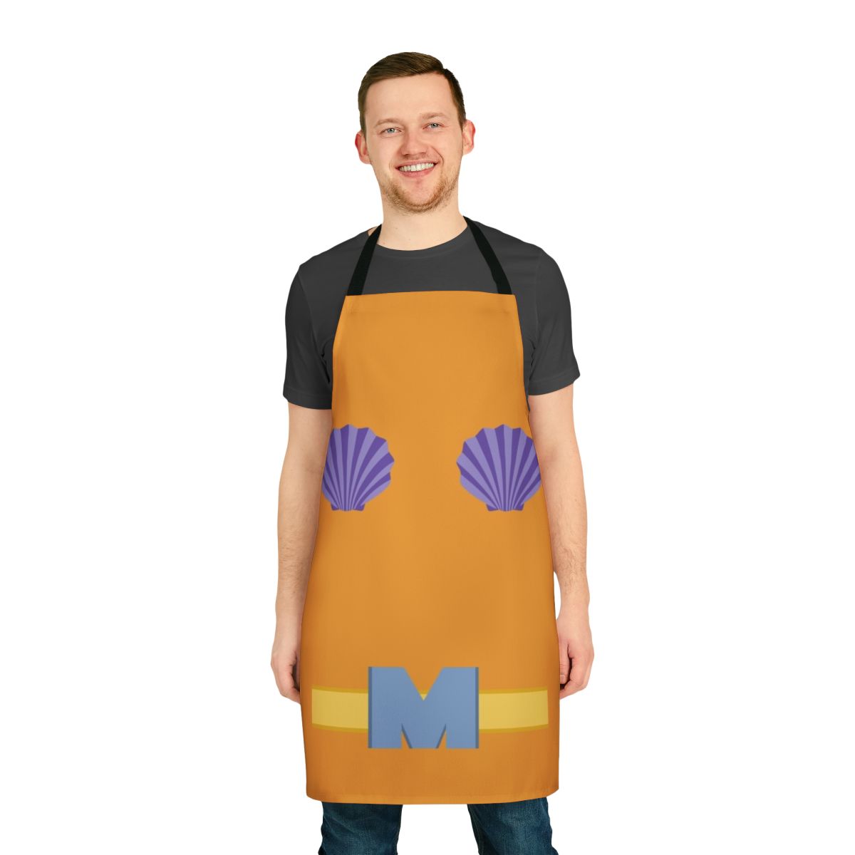 Mermaid-Inspired Apron with Spongebob Squarepants Themed Design