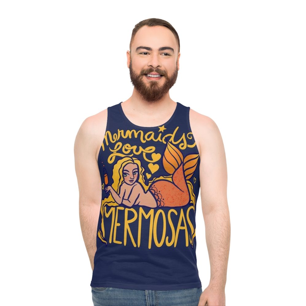 Mermaid Mermosa Unisex Funny Tank Top