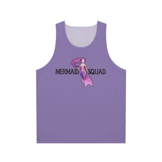 Mermaid squad unisex tank top