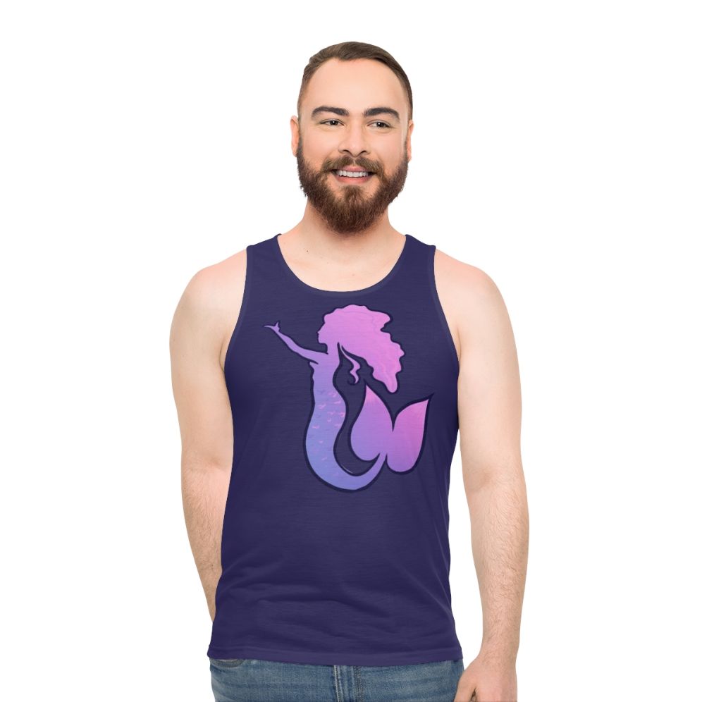 Mermaid tank top featuring a cute and feminine design