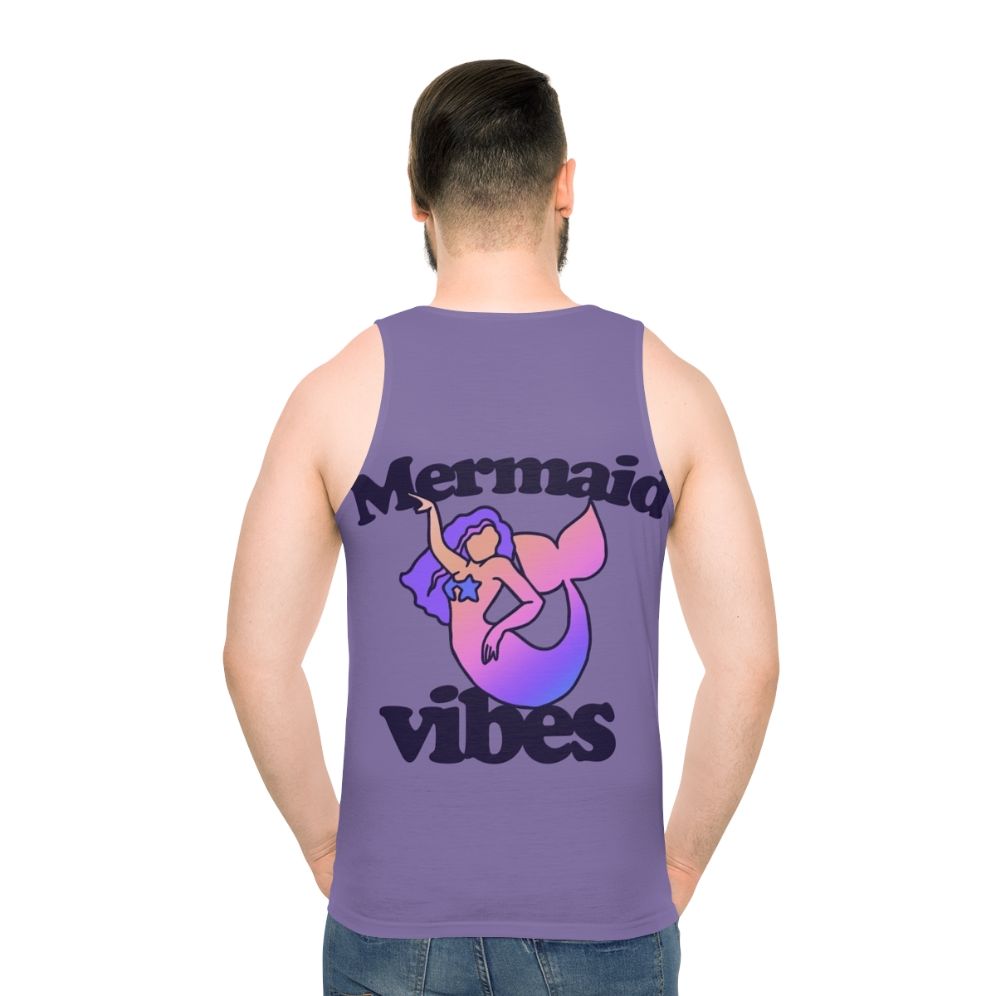 Mermaid-themed unisex tank top