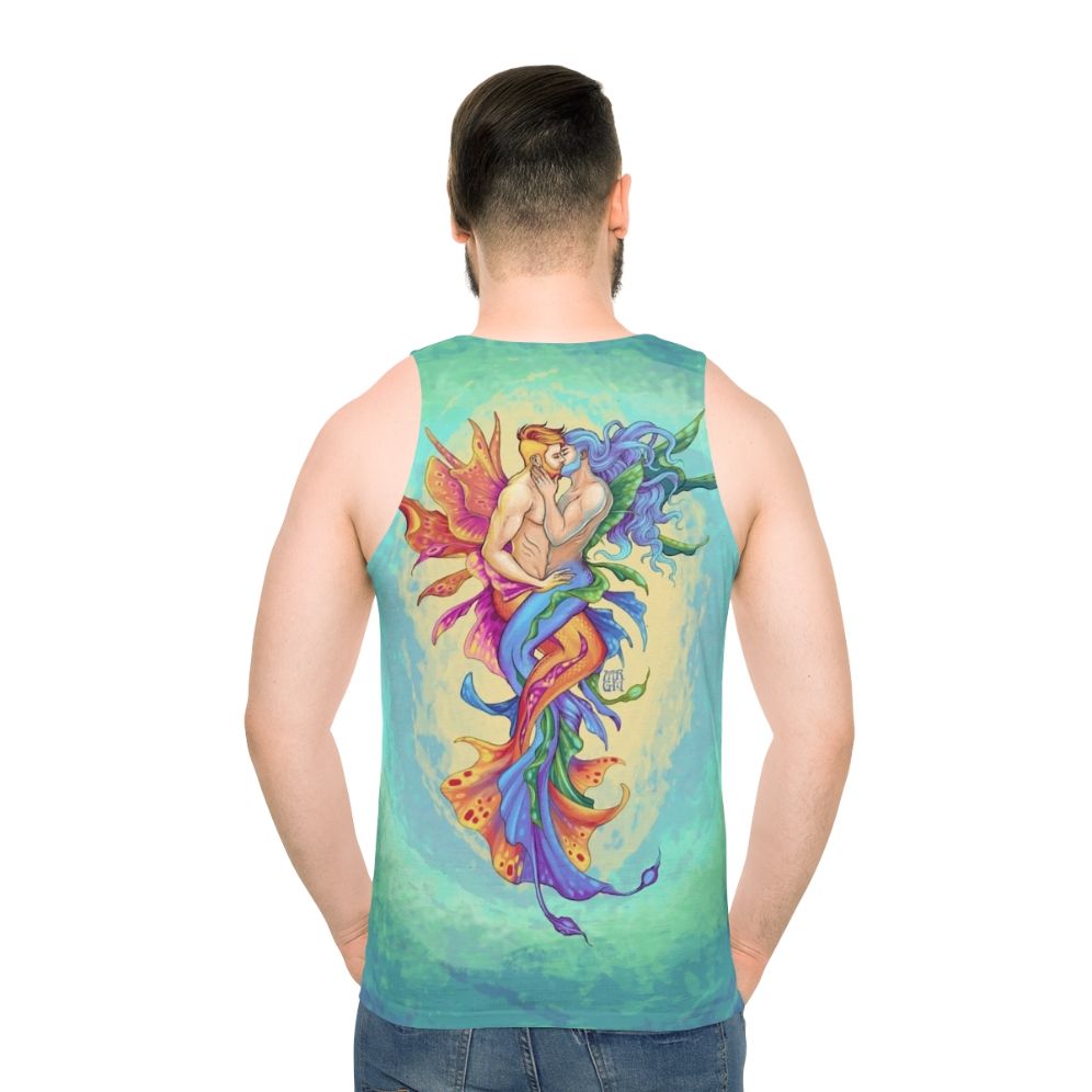 Merman Underwater Kiss Unisex Tank Top