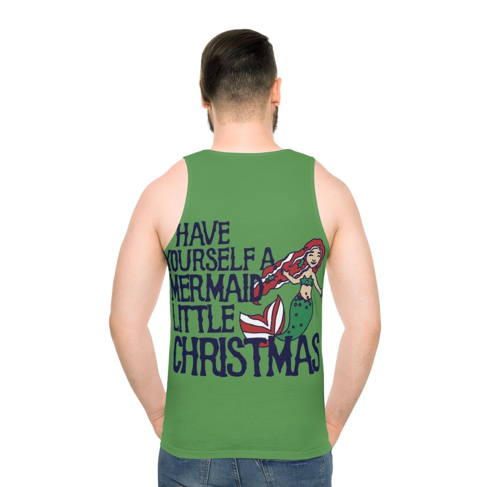 Merry & Bright Mermaid Christmas Unisex Tank Top