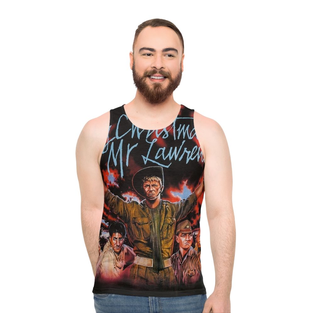 Merry Christmas Mr. Lawrence movie themed unisex tank top