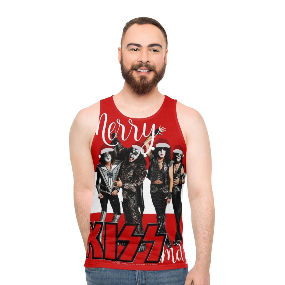 Merry Kissmas 2020 Unisex Holiday Tank Top