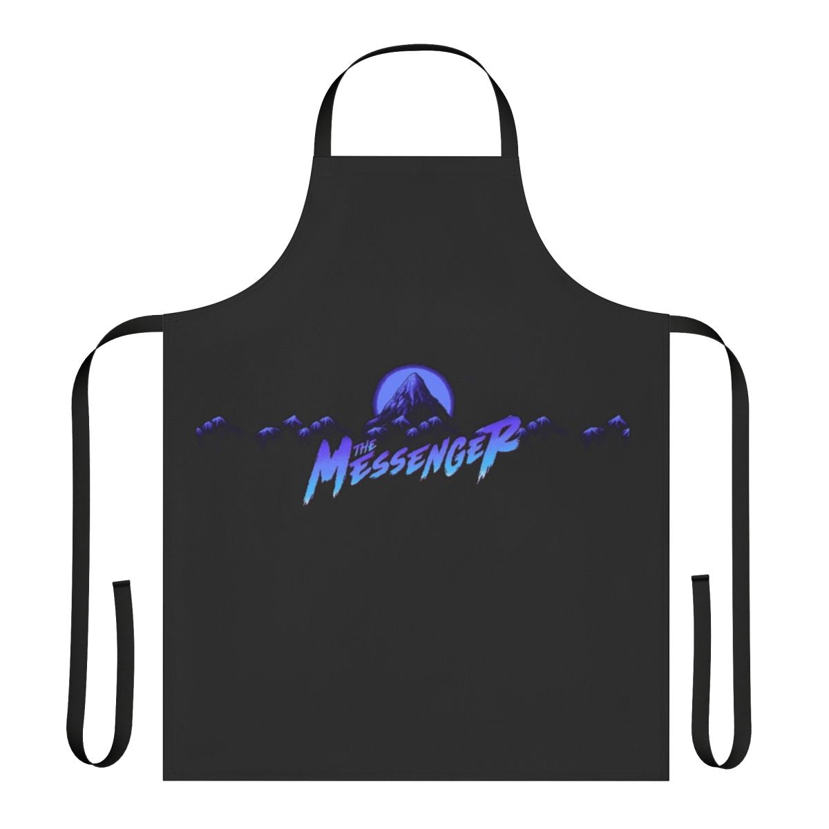 Messenger-Inspired Night Mountain Apron featuring the iconic title and star-filled night sky