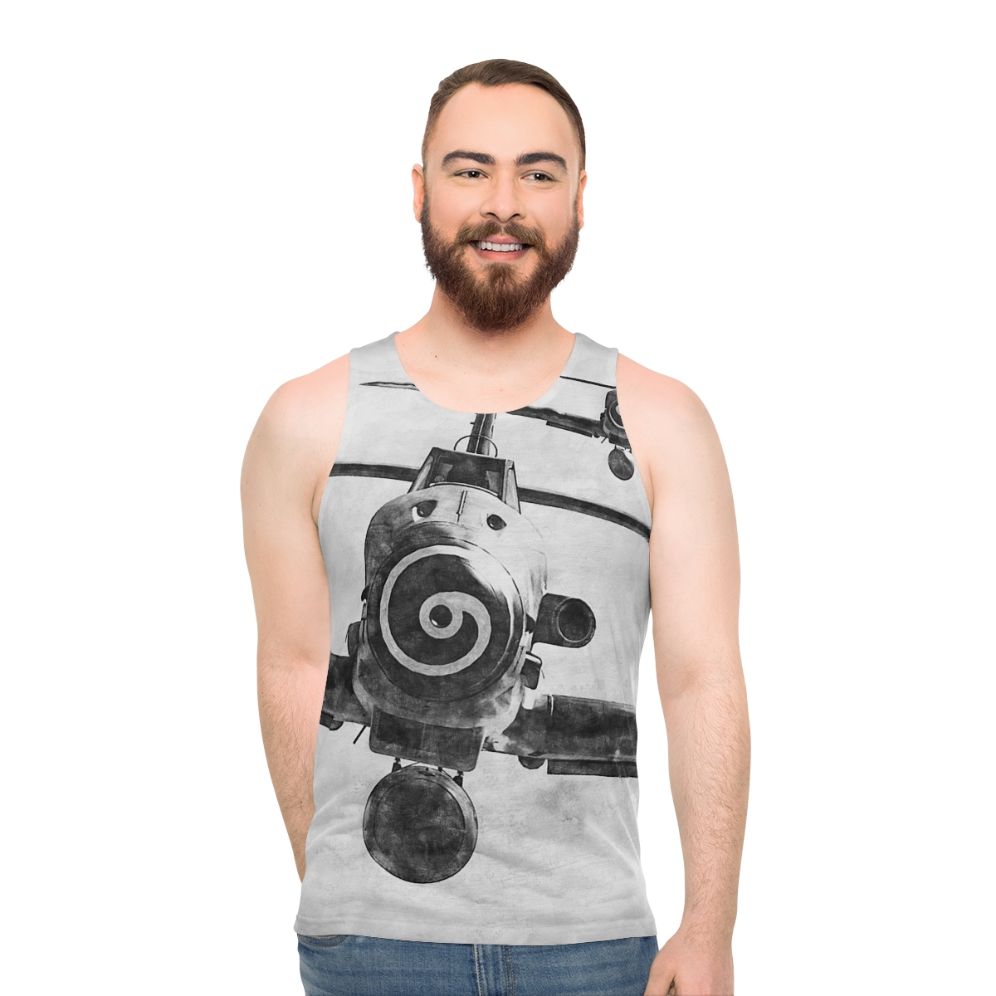 Messerschmitt Bf 109K4 unisex tank top