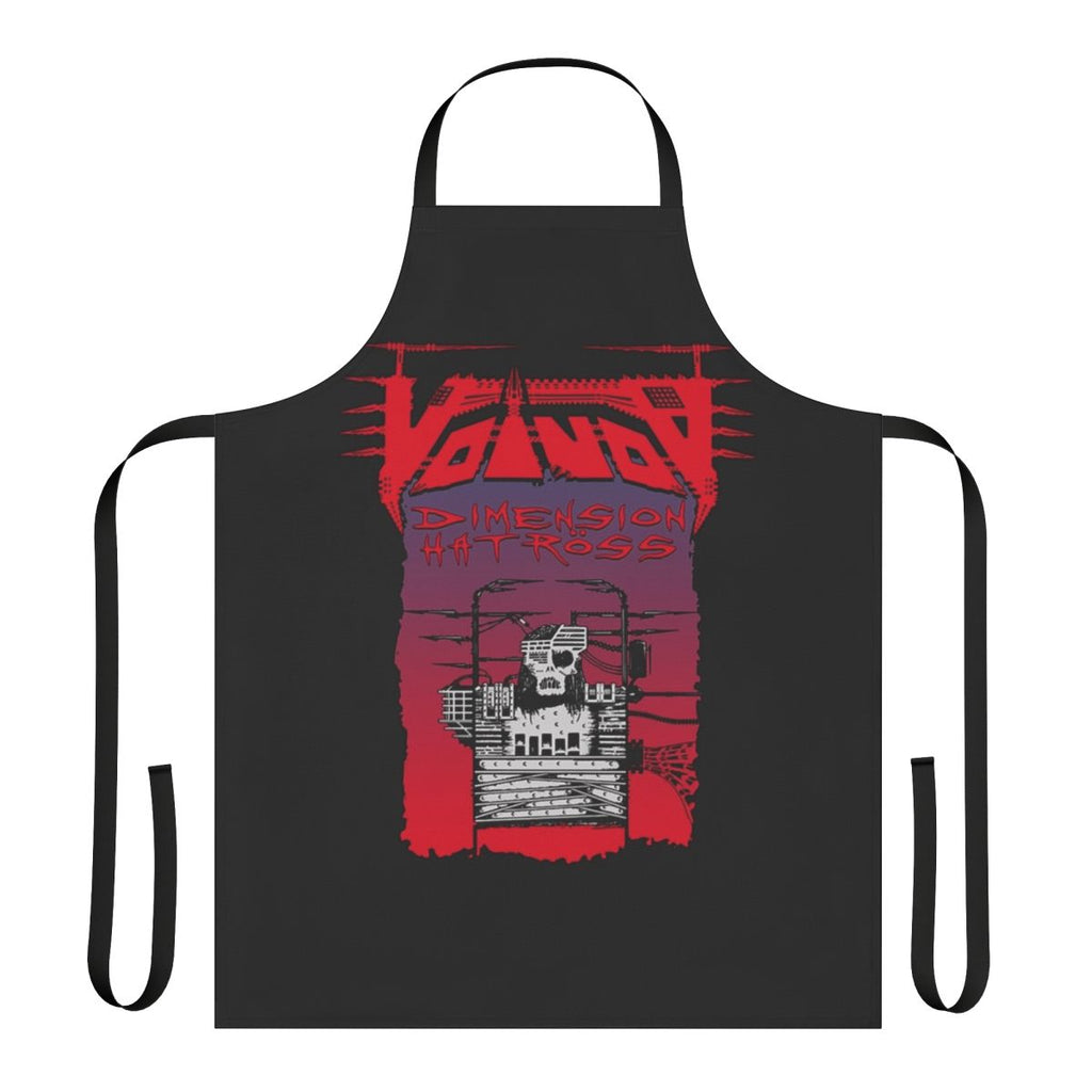 Dimension Hatross Voivod metal band inspired graphic design kitchen apron