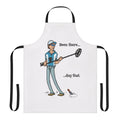 Metal detecting apron with pockets for tools and finds