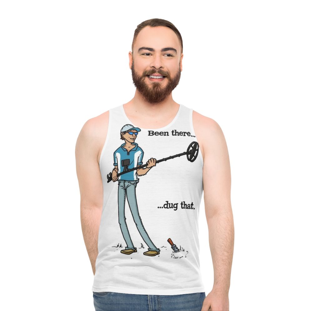 Metal Detecting Unisex Tank Top