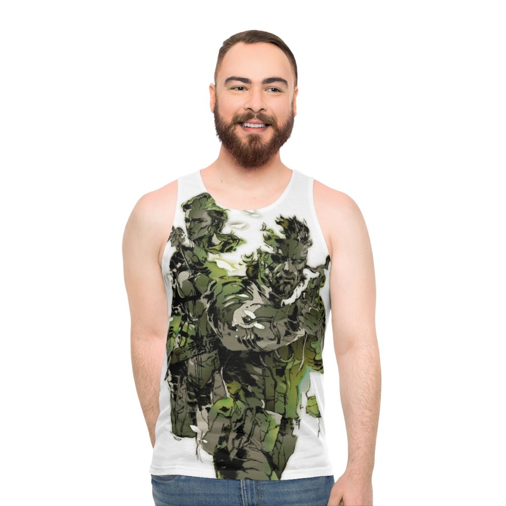 Metal Gear Solid 3 Snake and The Boss Unisex Tank Top