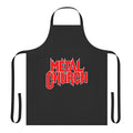 Metalchurch-inspired apron with heavy metal band logo
