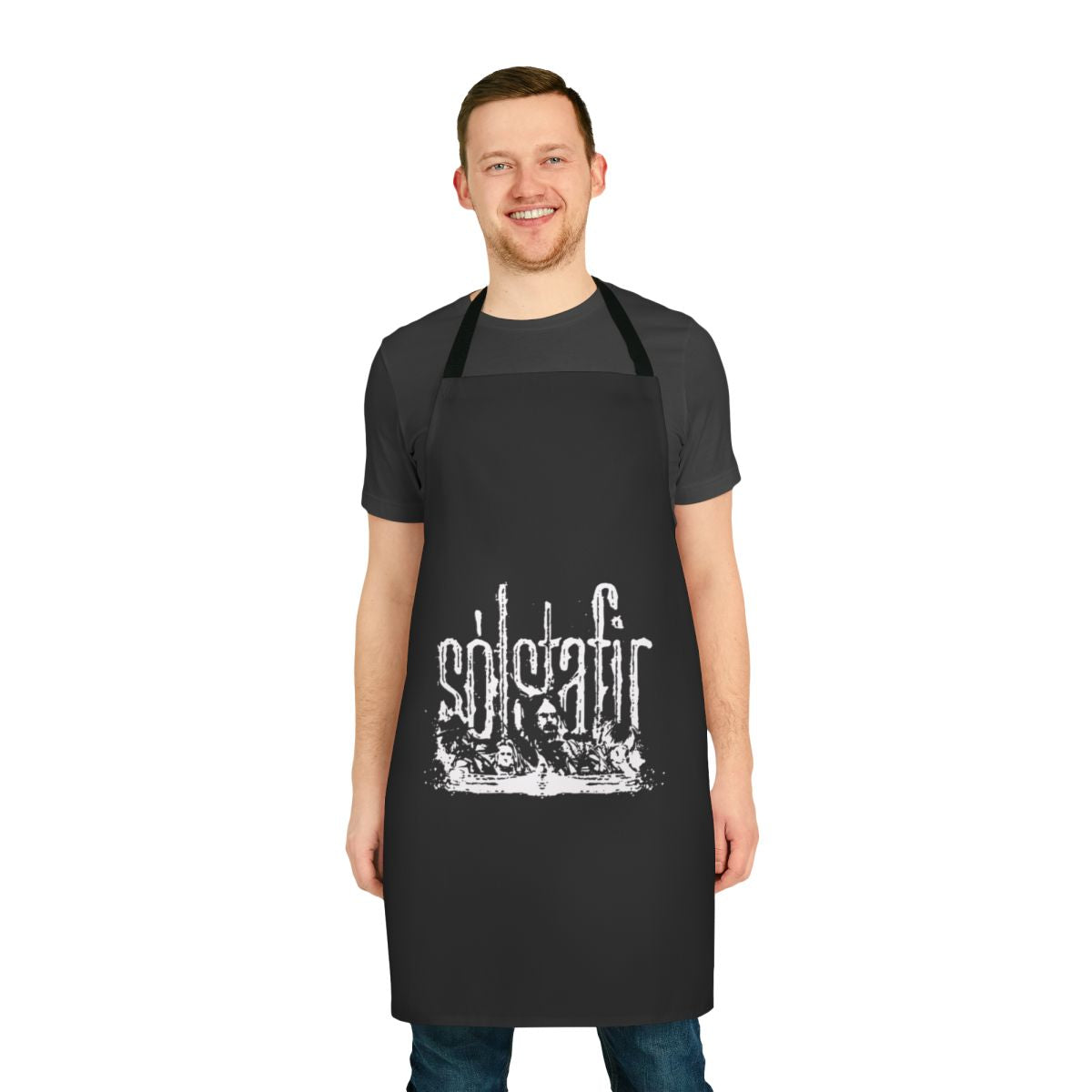 Solstafir Logo Printed on a Durable Apron for Metal Fans