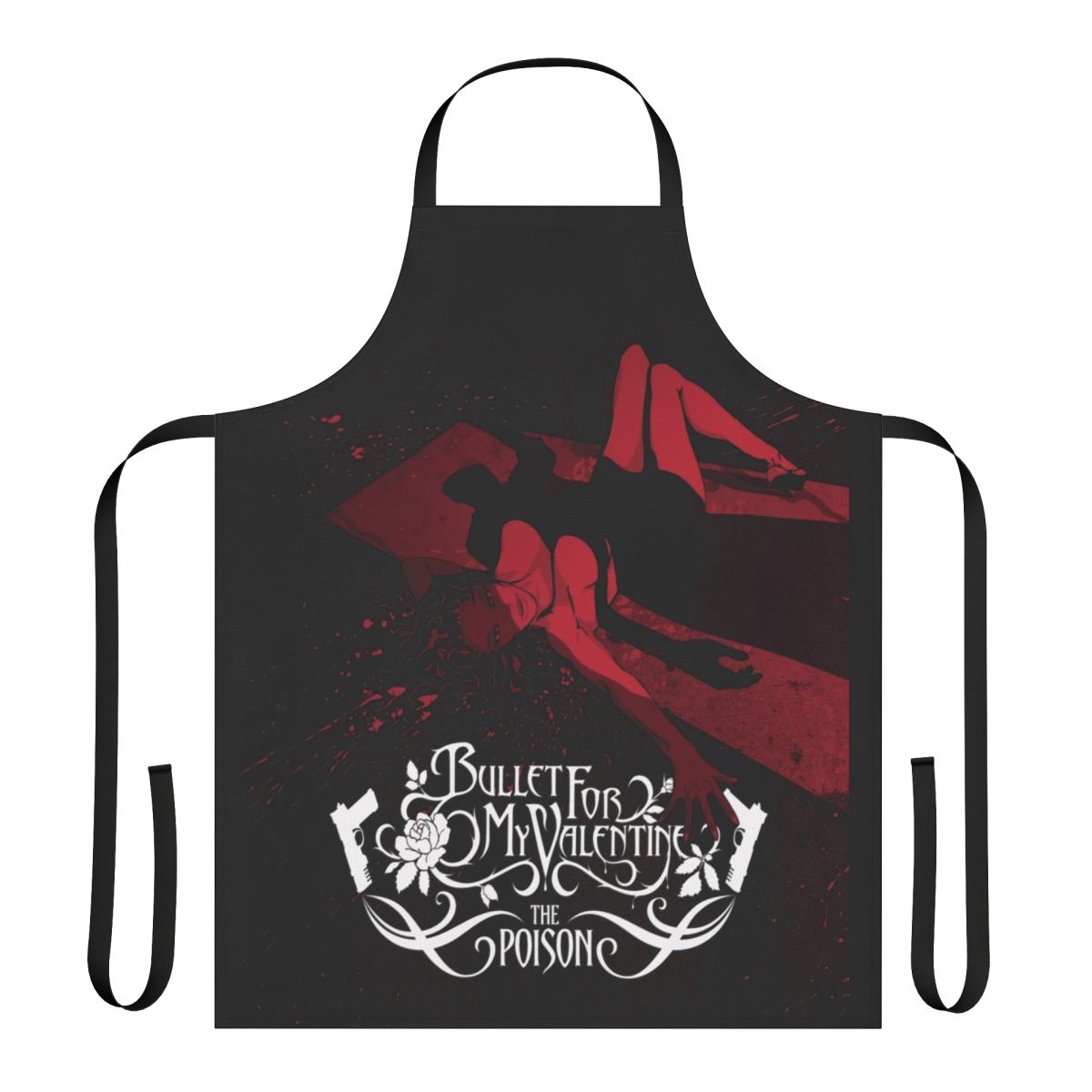 Metalcore Inspired Poison Apron with Bullet for My Valentine Inspired Design