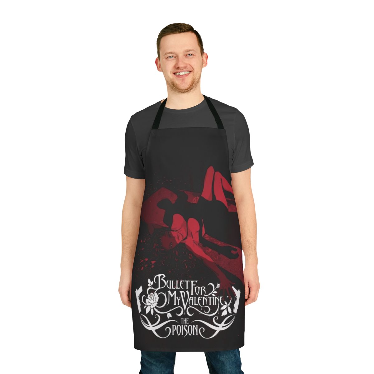 Metalcore Inspired Poison Apron with Bullet for My Valentine Inspired Design