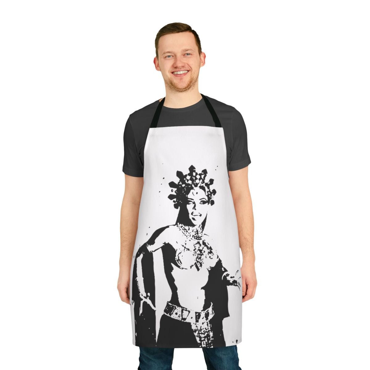 Metalhead's Vampire-Inspired Apron featuring Queen of the Damned imagery