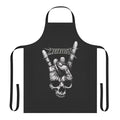 Metalica inspired graphic design printed on a durable kitchen apron