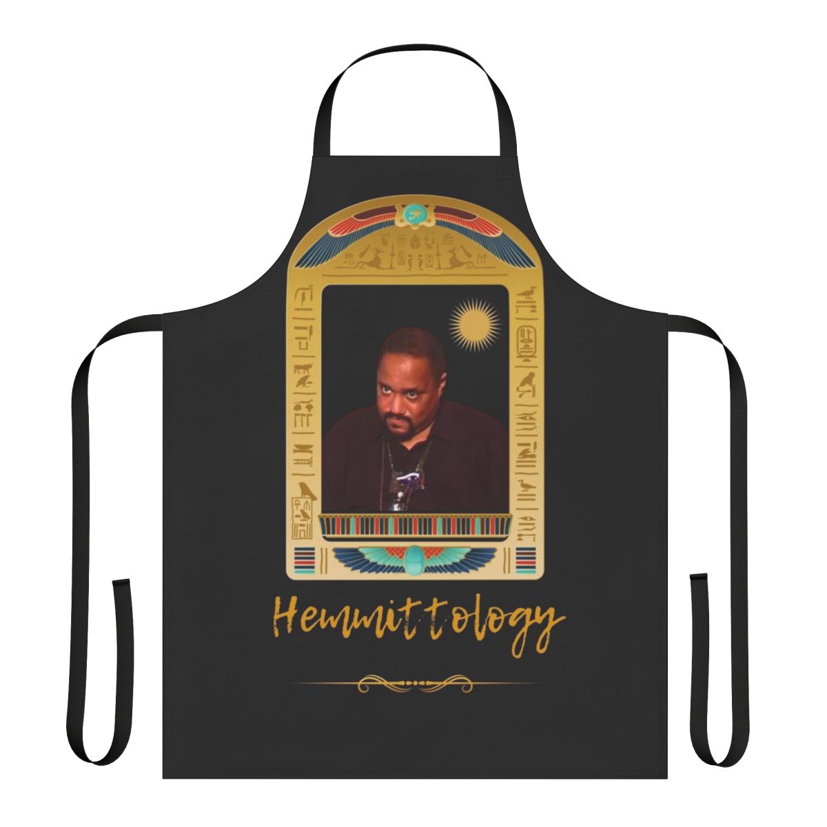 Metaphysical apron featuring African wisdom and esoteric symbolism