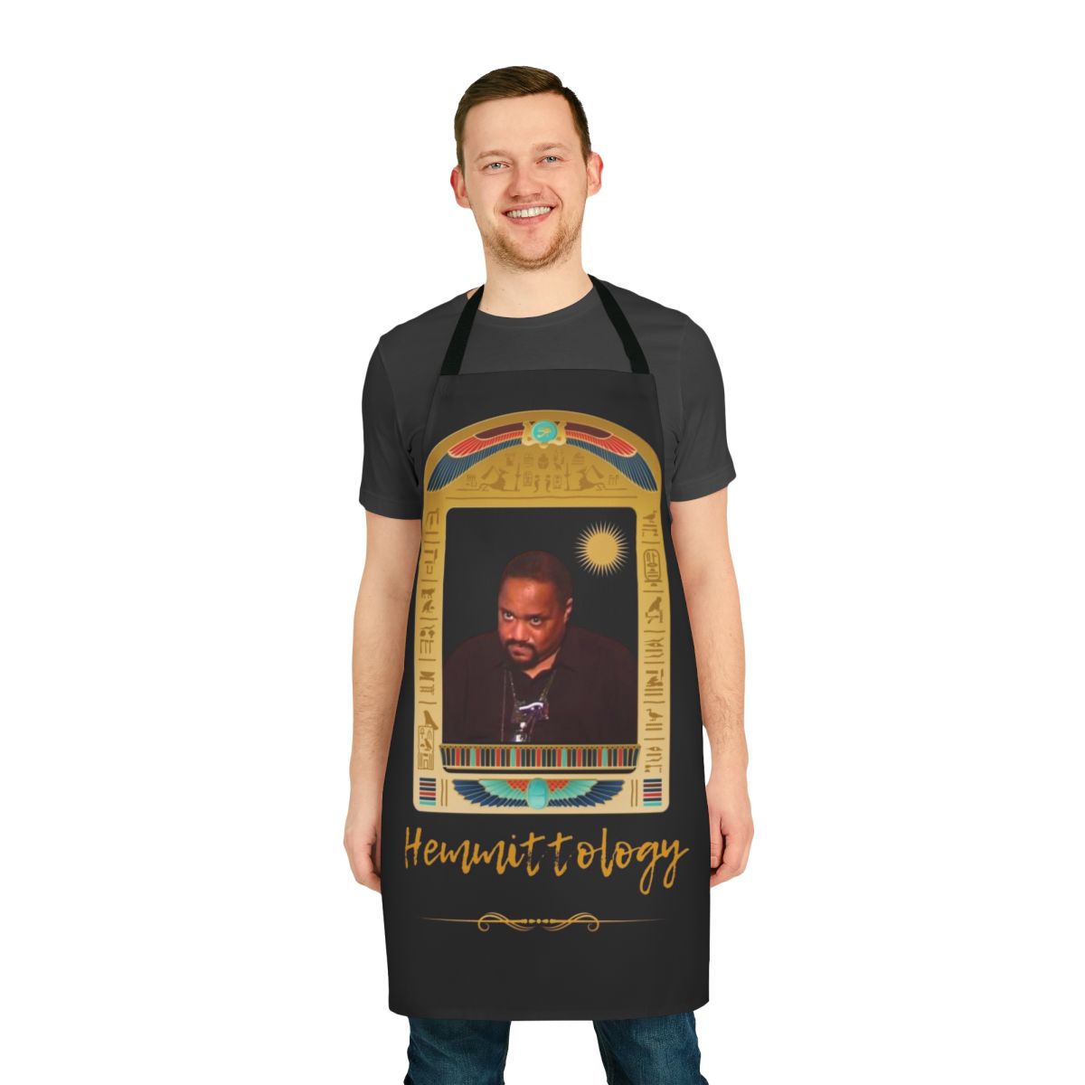 Metaphysical apron featuring African wisdom and esoteric symbolism