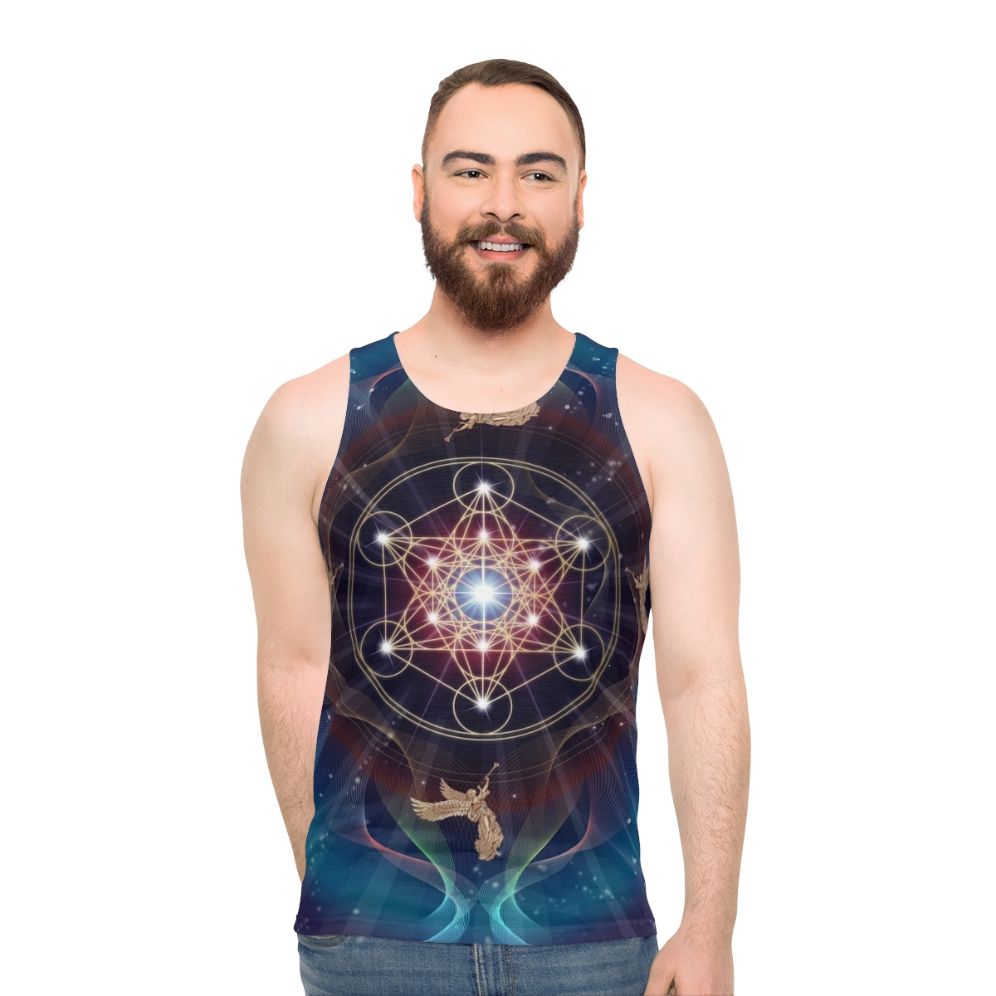 Metatron's Cube Merkaba Unisex Tank Top
