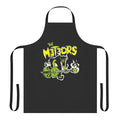 Meteors-inspired retro apron with punk, rockabilly, and psychobilly design elements