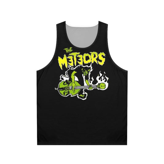 Meteors unisex tank top with space-themed and astronomical design