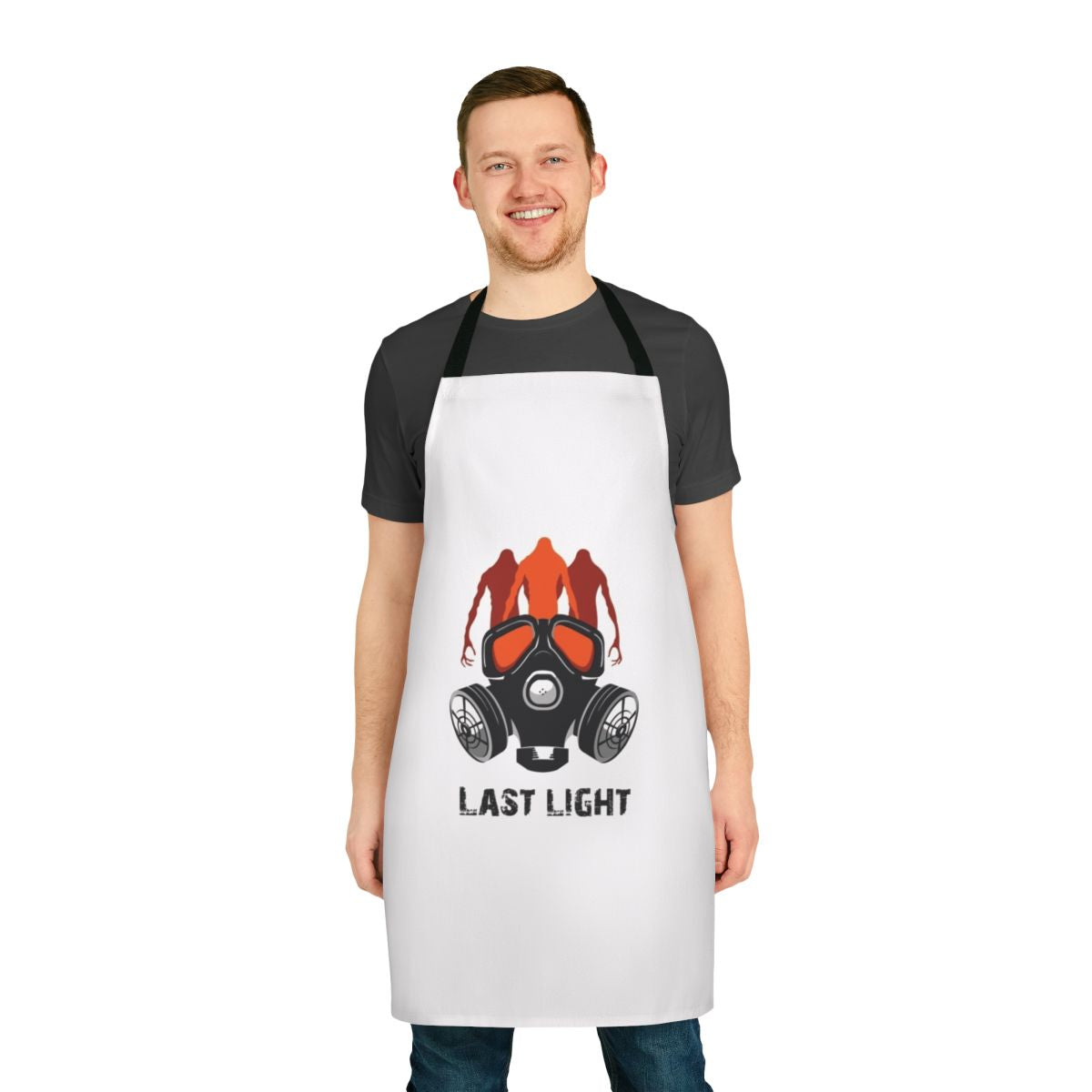 Metro Last Light-themed apron featuring fan art design