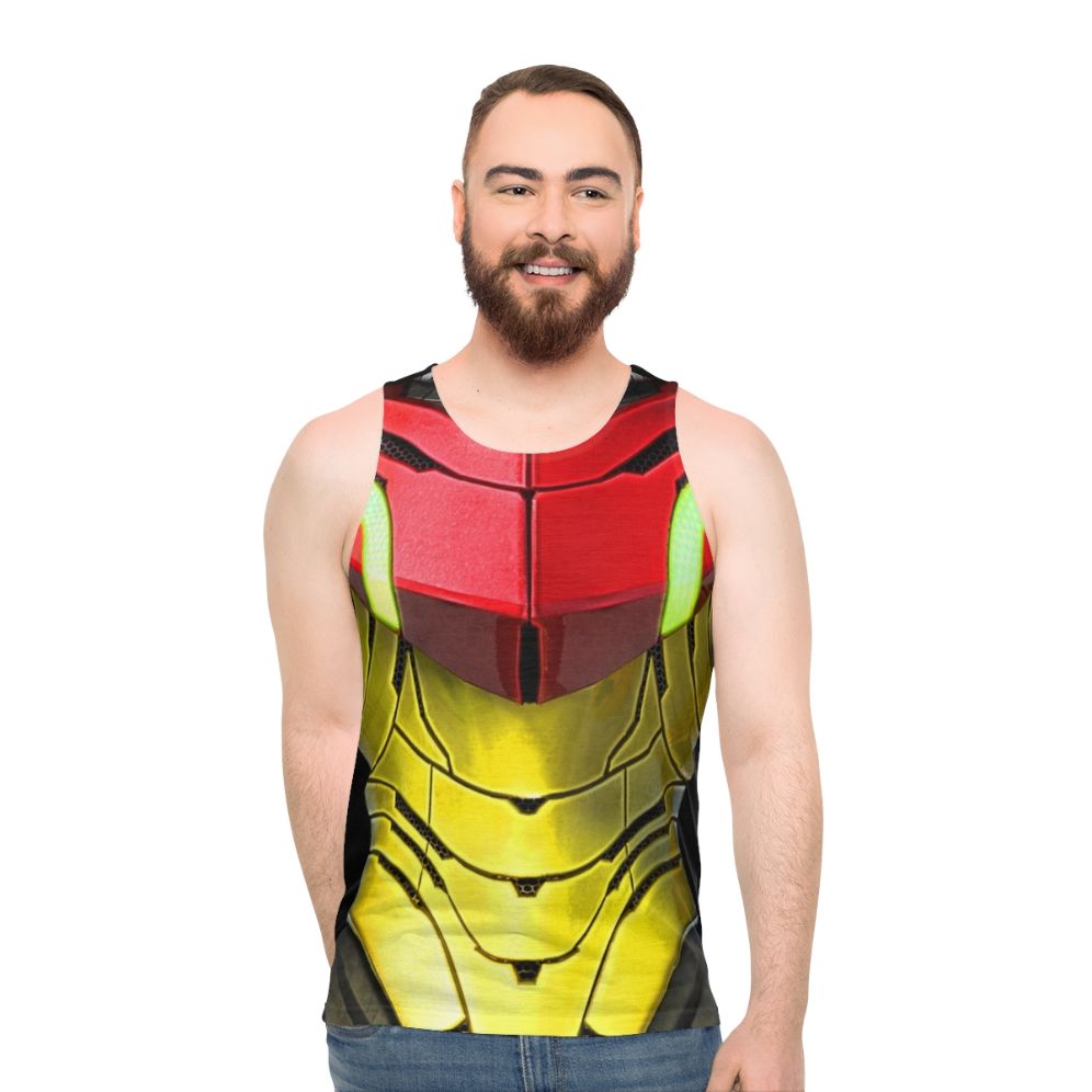 Metroid Samus Aran Power Suit Unisex Tank Top
