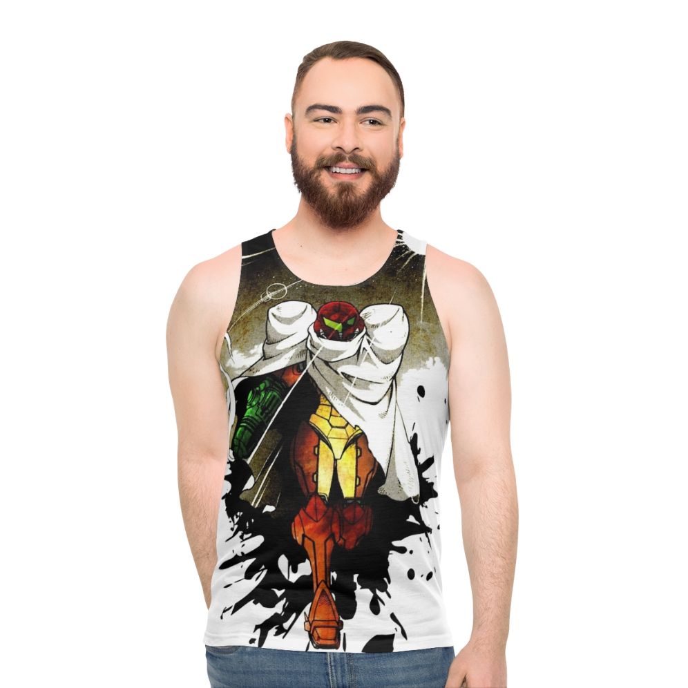 Metroid Samus Aran Unisex Tank Top