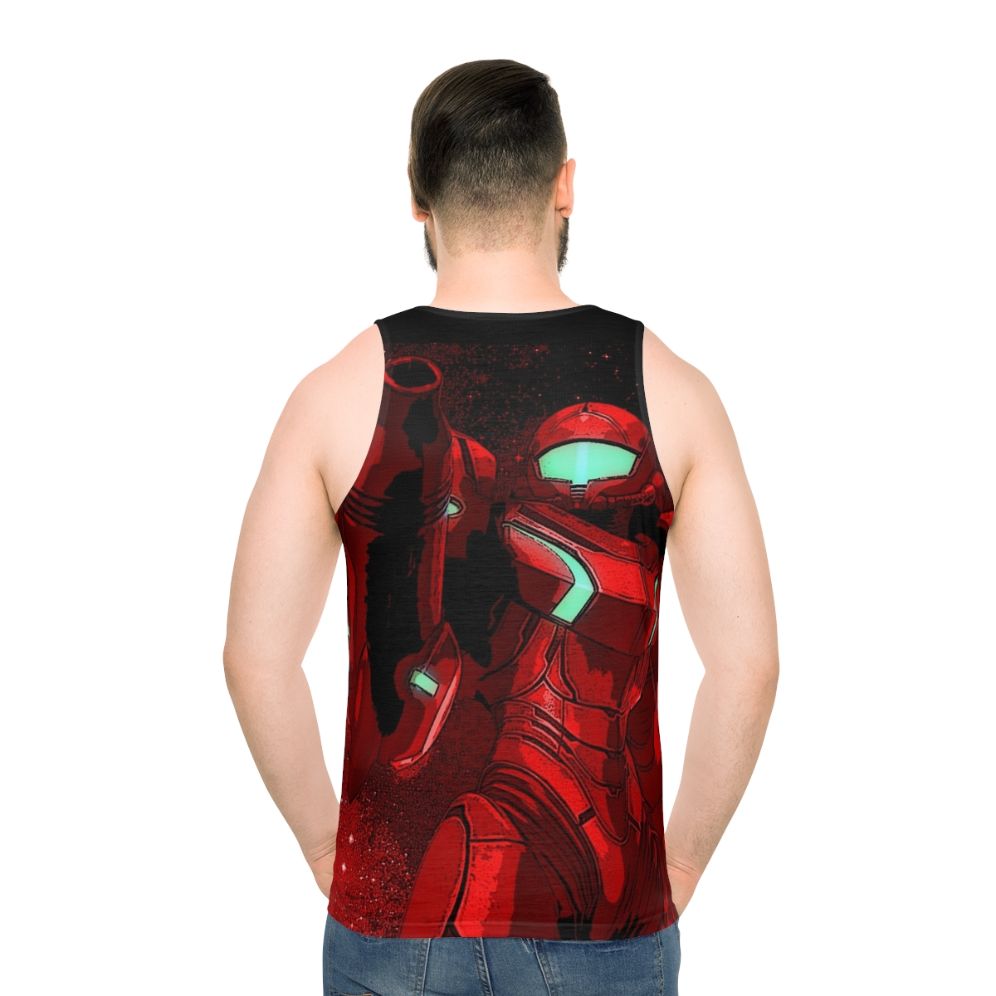 Metroid inspired unisex space gaming tank top