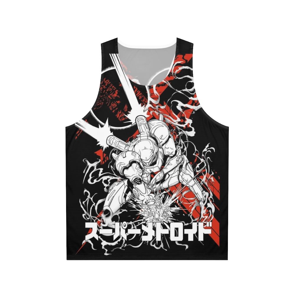 Metroid Unisex Tank Top featuring Samus Aran
