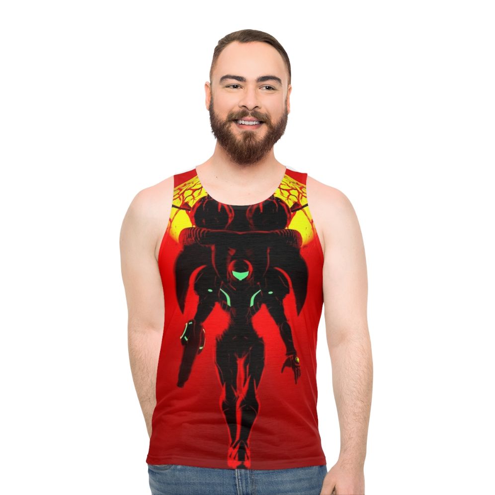 Metroid Unisex Zero Suit Samus Tank Top