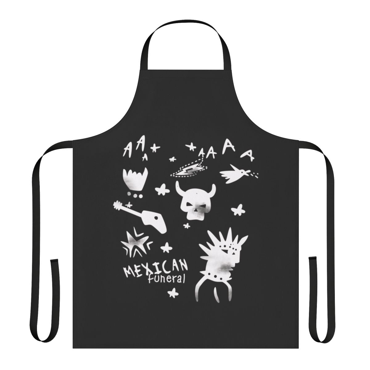 Mexican Funeral-Inspired Apron for Fans of Dirk Gently's Holistic Detective Agency