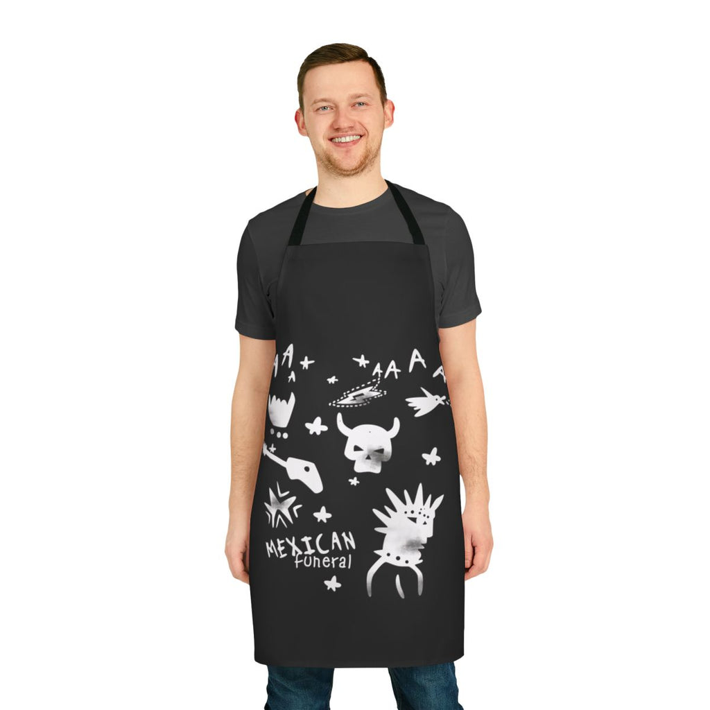 Mexican Funeral-Inspired Apron for Fans of Dirk Gently's Holistic Detective Agency