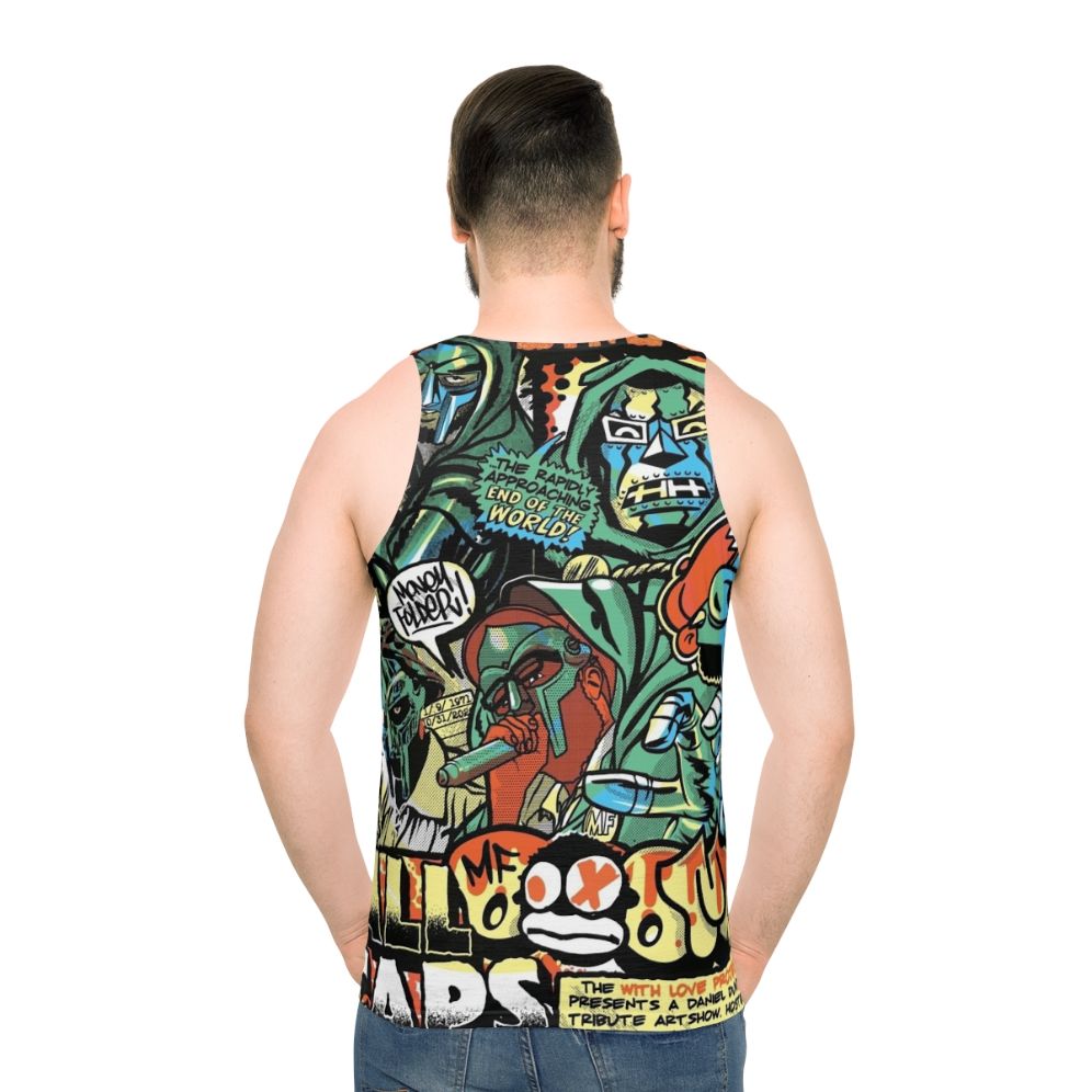 MF DOOM Unisex Tank Top with Minimalist Cover Art Design