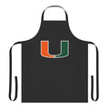 Miami Hurricanes logo printed on a durable, high-quality apron