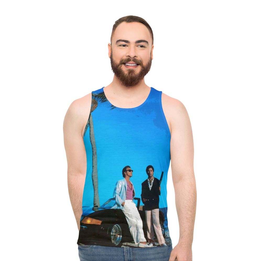 Miami Vice Crockett and Tubbs Unisex Tank Top