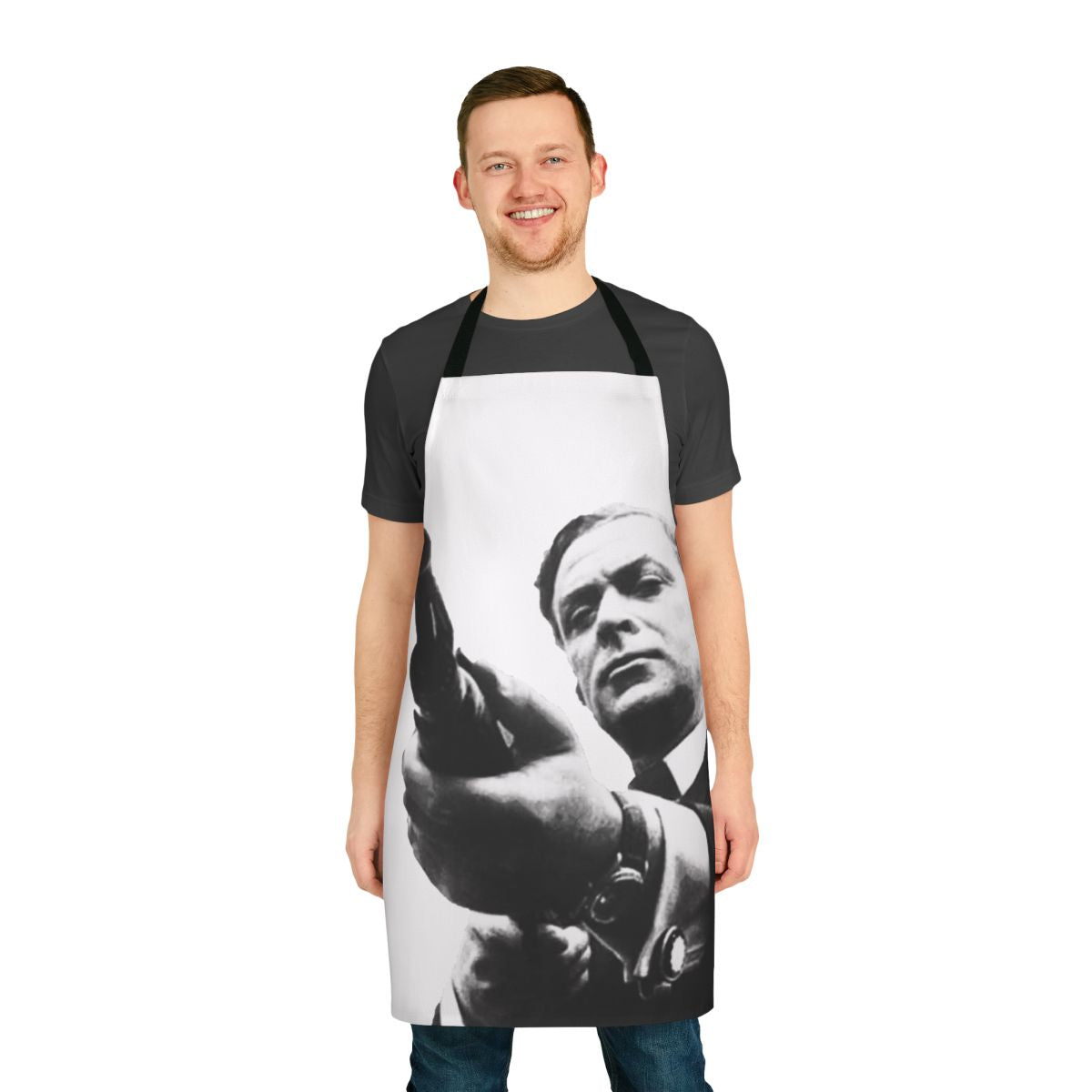 "Get Carter" movie-inspired apron featuring Michael Caine