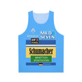 Unisex tank top featuring Michael Schumacher's 1995 Benetton Formula 1 race suit