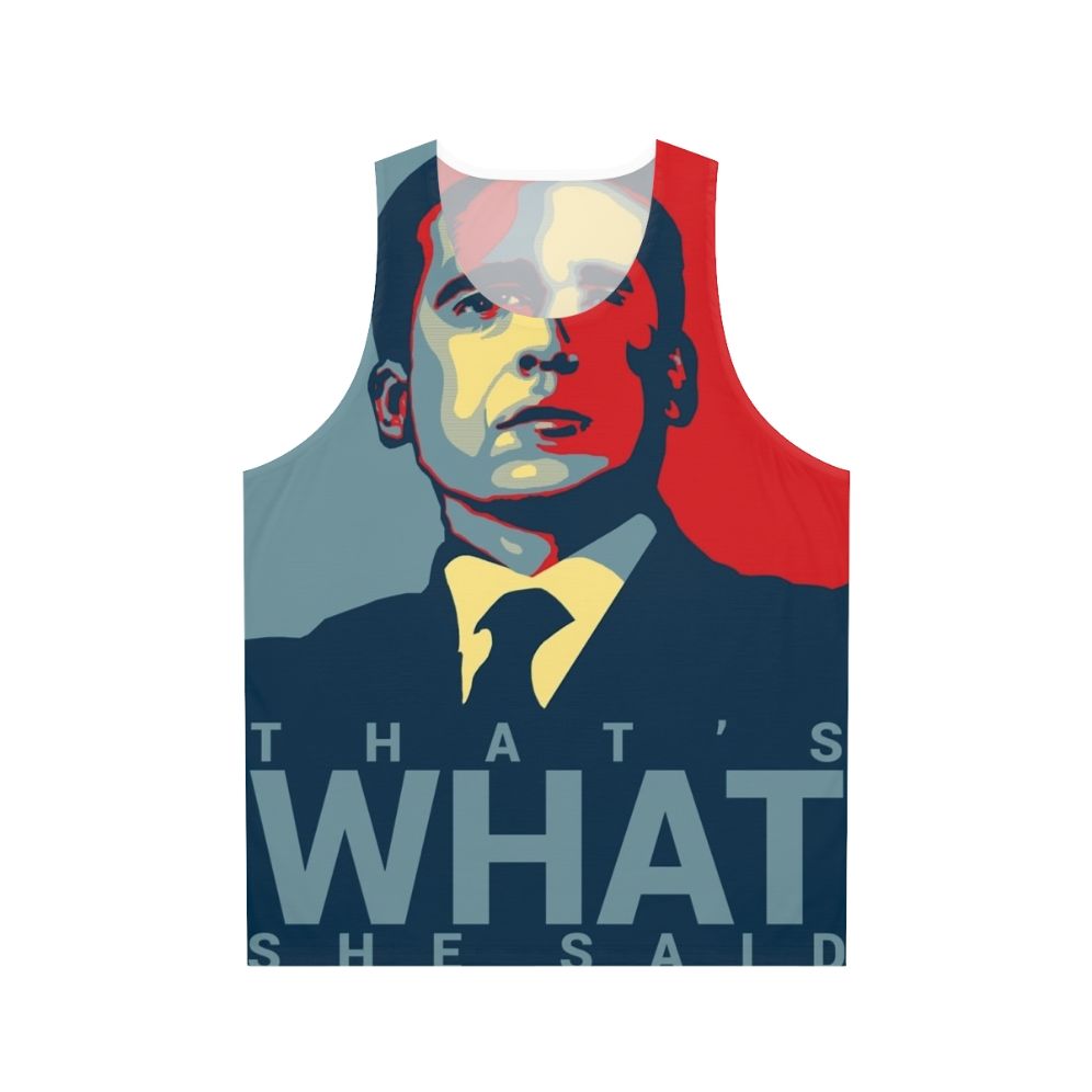 Michael Scott "That's What She Said" Unisex Tank Top