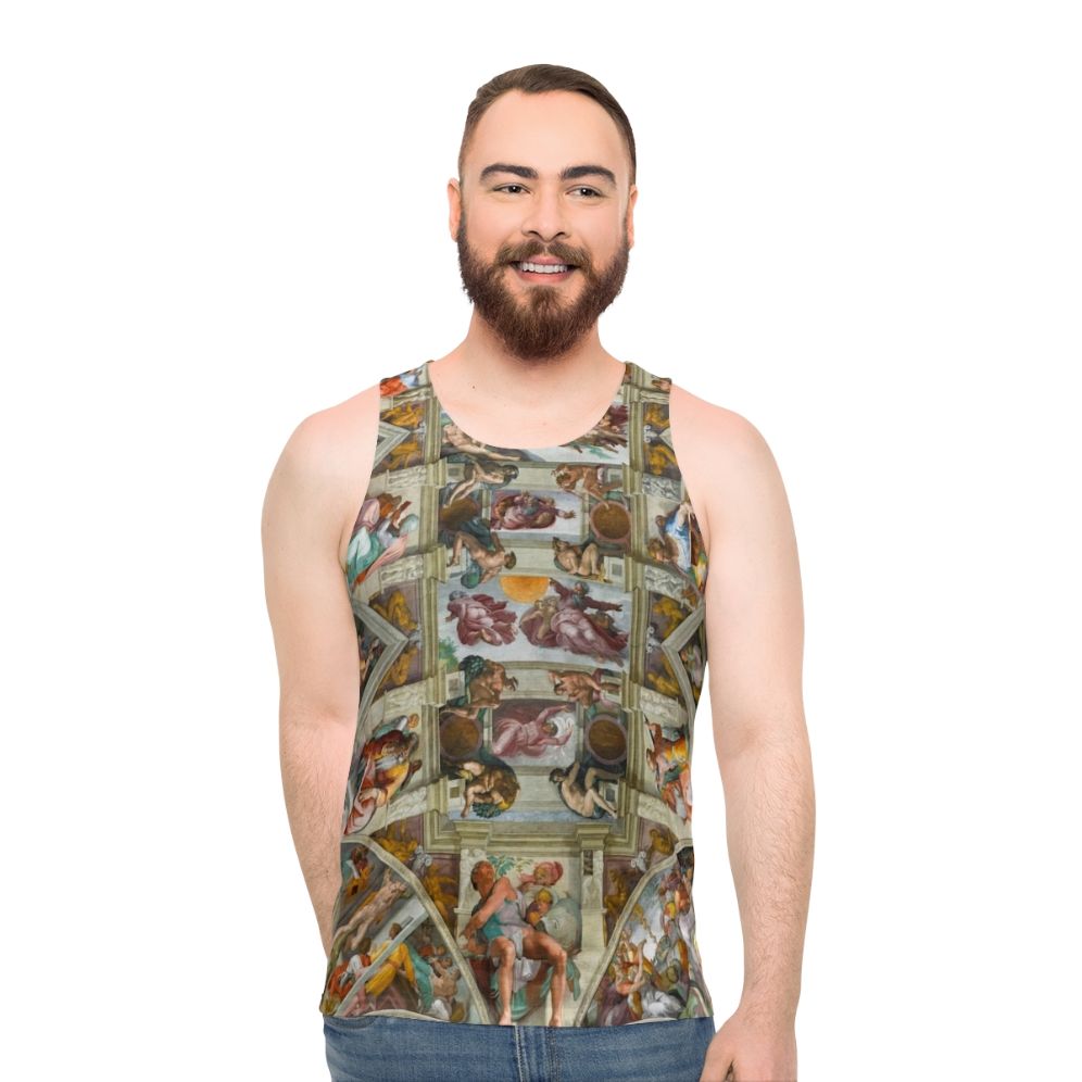 Michelangelo Sistine Chapel Unisex Tank Top