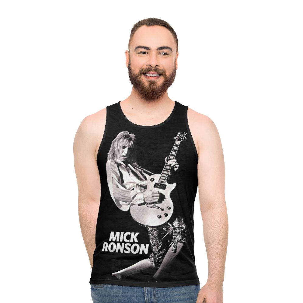 Mick Ronson 1970s Glam Rock Unisex Tank Top