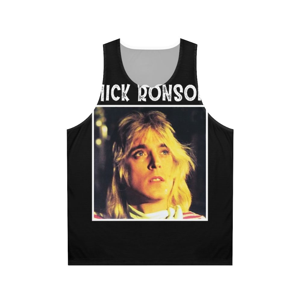 Mick Ronson Guitarist Unisex Music Lover Tank Top