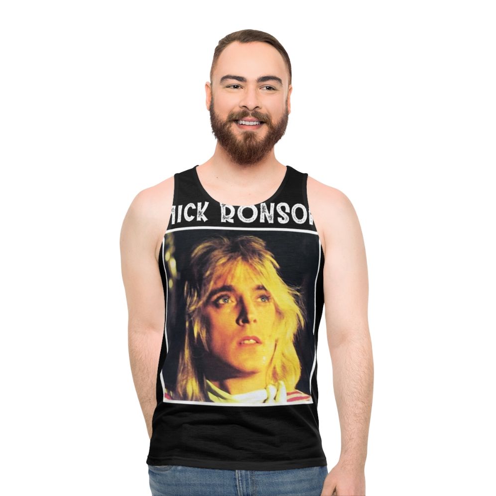 Mick Ronson Guitarist Unisex Music Lover Tank Top