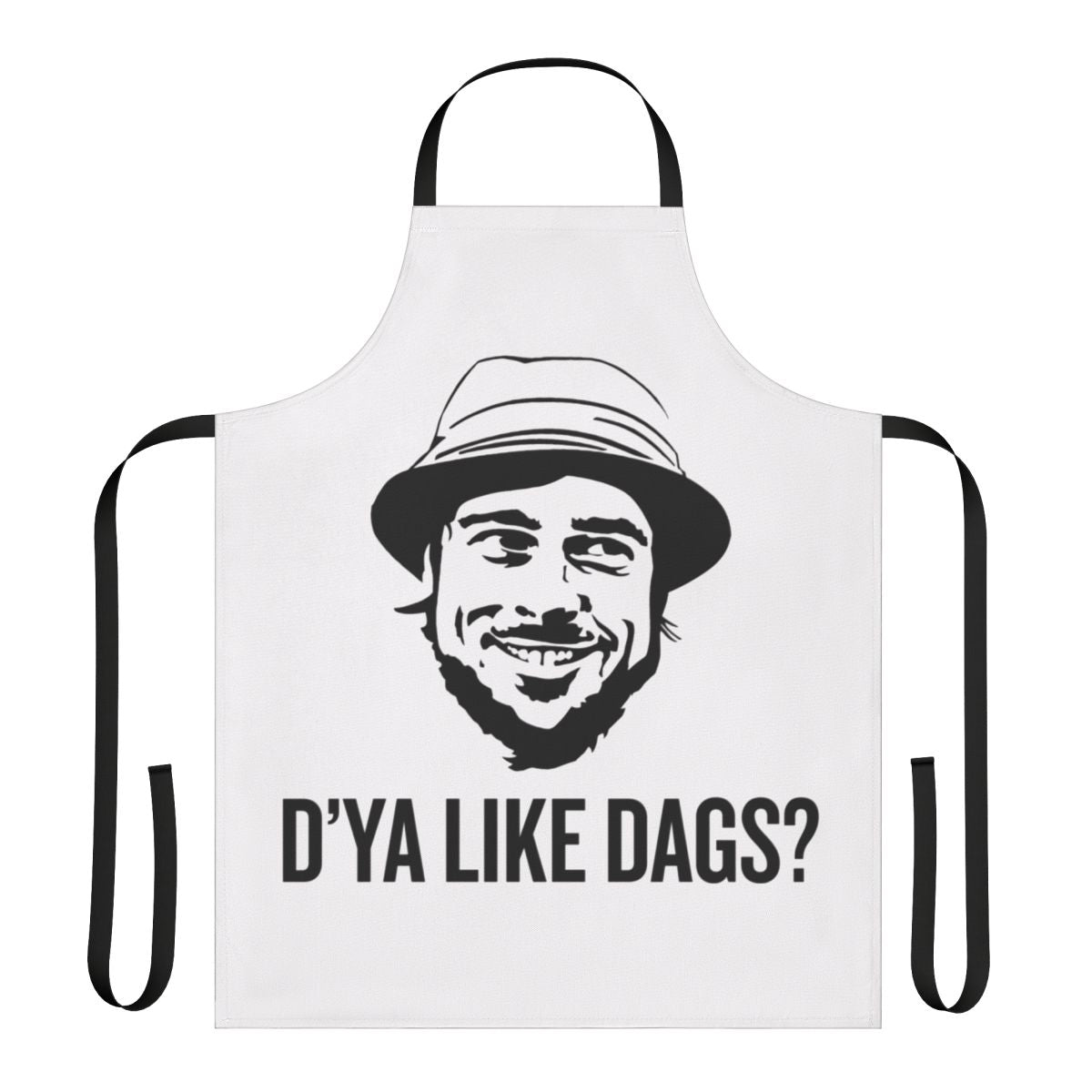 Micky-inspired dog lover apron featuring a design from the movie "The Snatch"