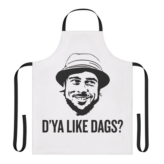 Micky-inspired dog lover apron featuring a design from the movie "The Snatch"