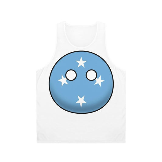 Micronesia Countryball Unisex Tank Top