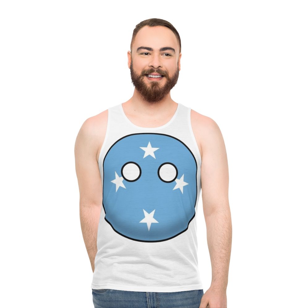 Micronesia Countryball Unisex Tank Top