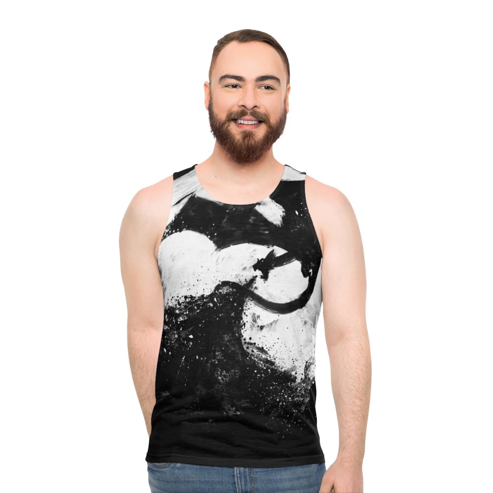 Midnight celestial fantasy goth unisex tank top