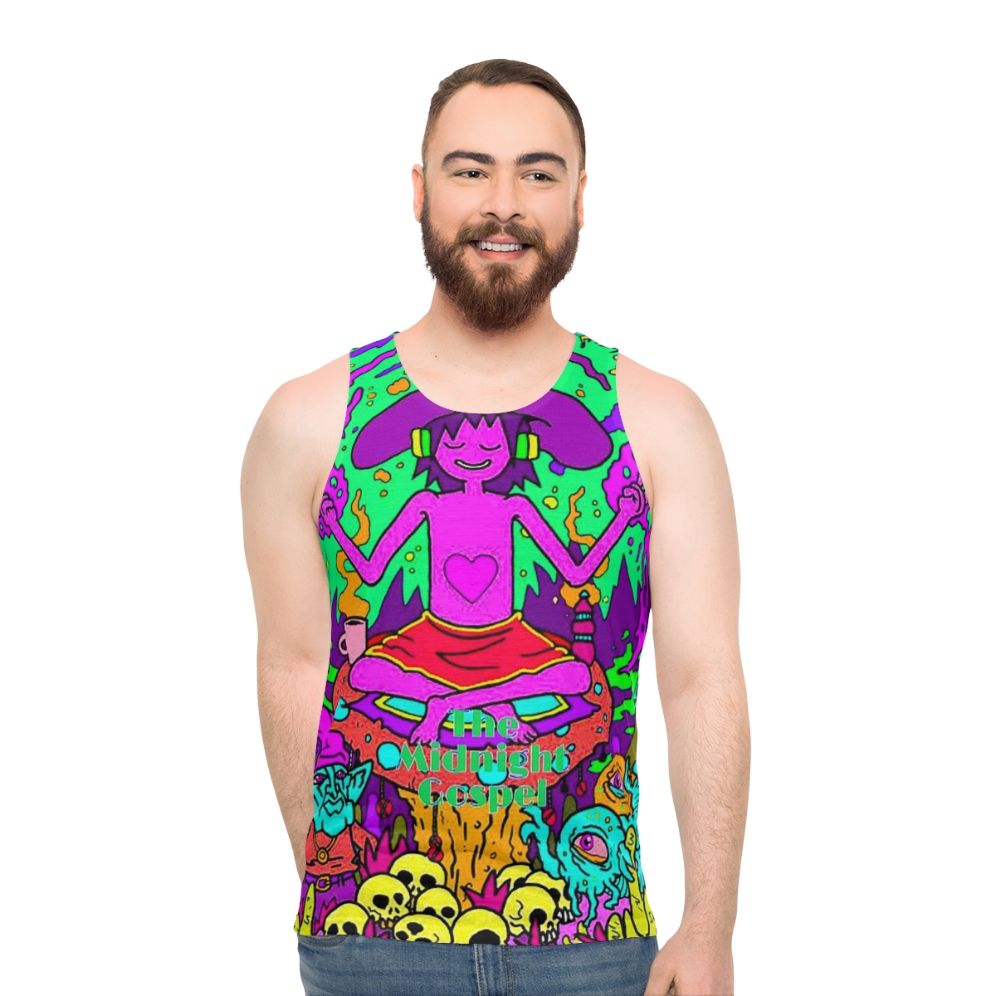 Midnight Gospel Vibrant Trippy Artwork Unisex Tank Top